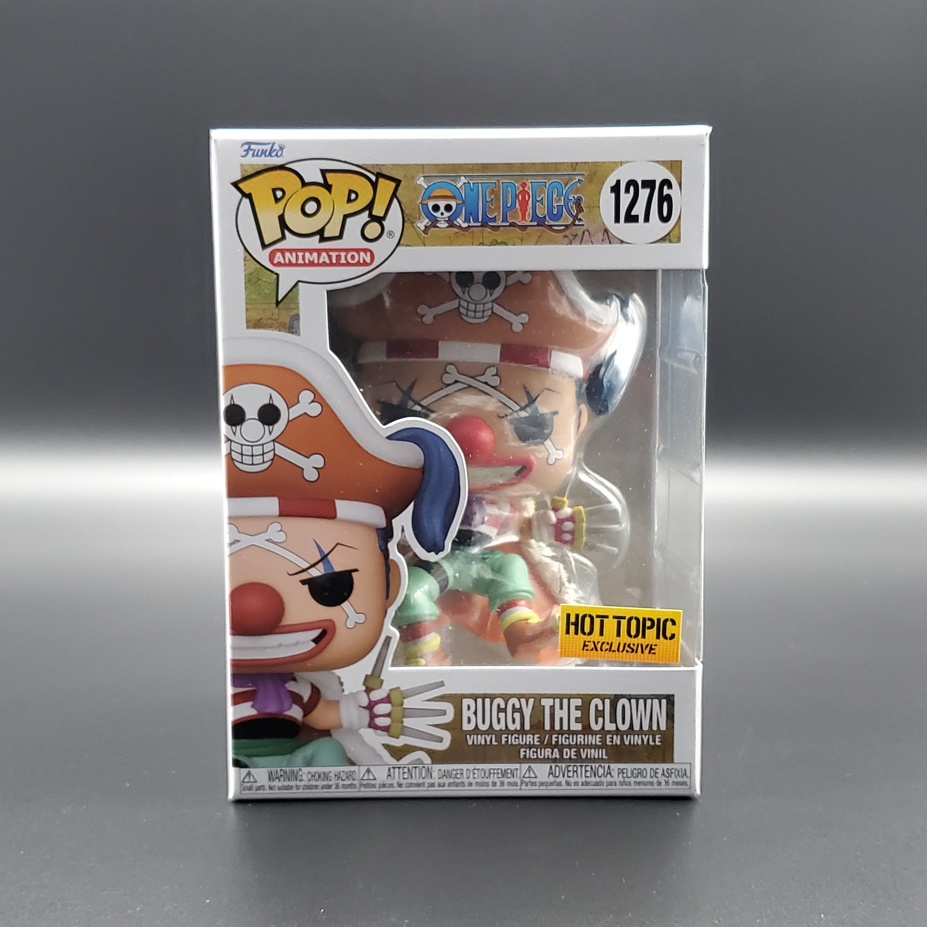 Figura De Accion Buggy The Clown 1276 One Piece Funko Pop Animation